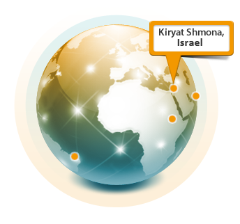 kiryat shemona-map